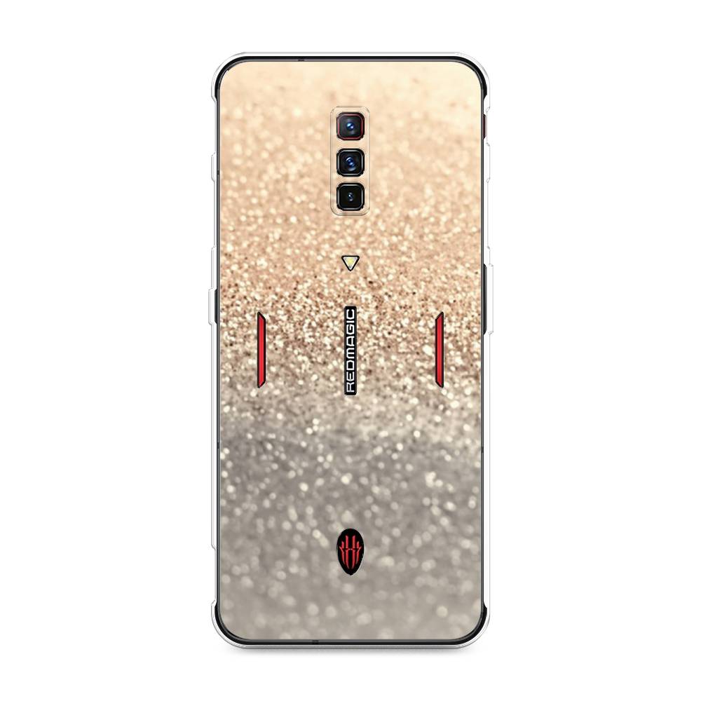 

Силиконовый чехол "Песок золотой рисунок" на ZTE Nubia Red Magic 6