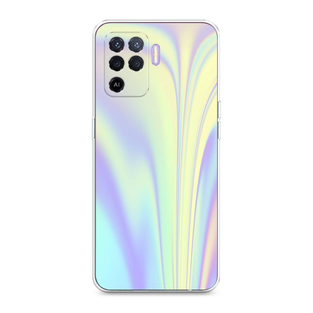 

Силиконовый чехол "Фиолетовая голограмма" на Oppo Reno 5 Lite, Фиолетовая голограмма