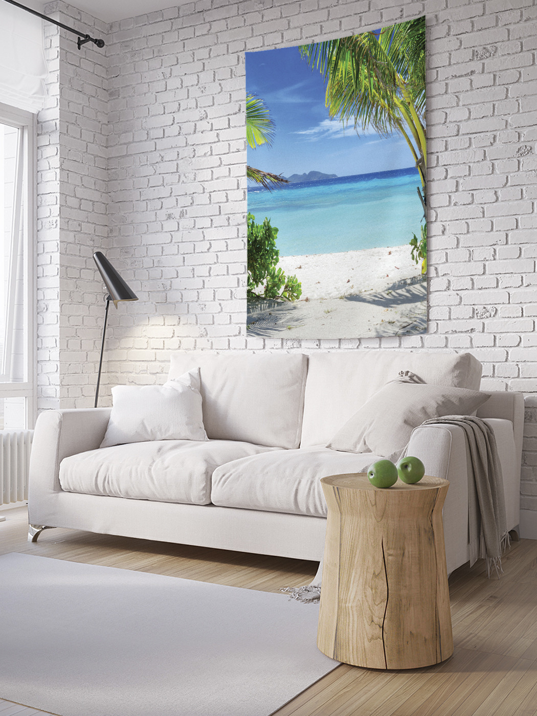 

Вертикальное фотопанно на стену JoyArty Пляжные кусты 100x150 см, Пляжные кусты
