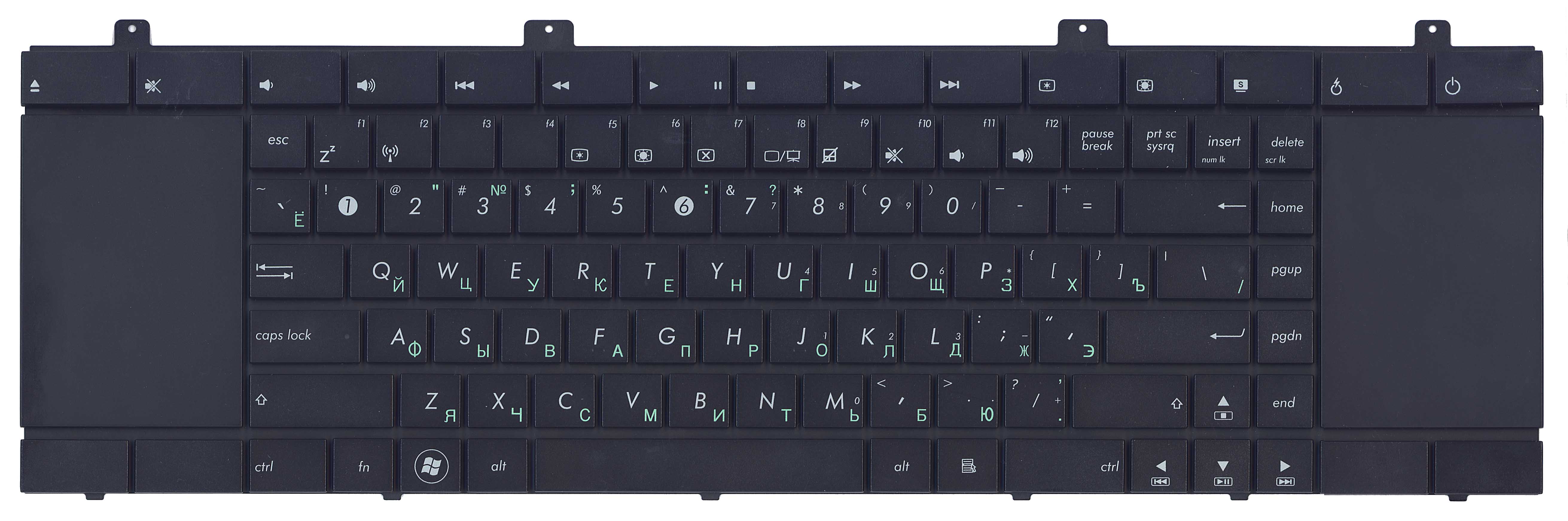 

Клавиатура для ноутбука Asus NX90J NX90JQ черная ver.2