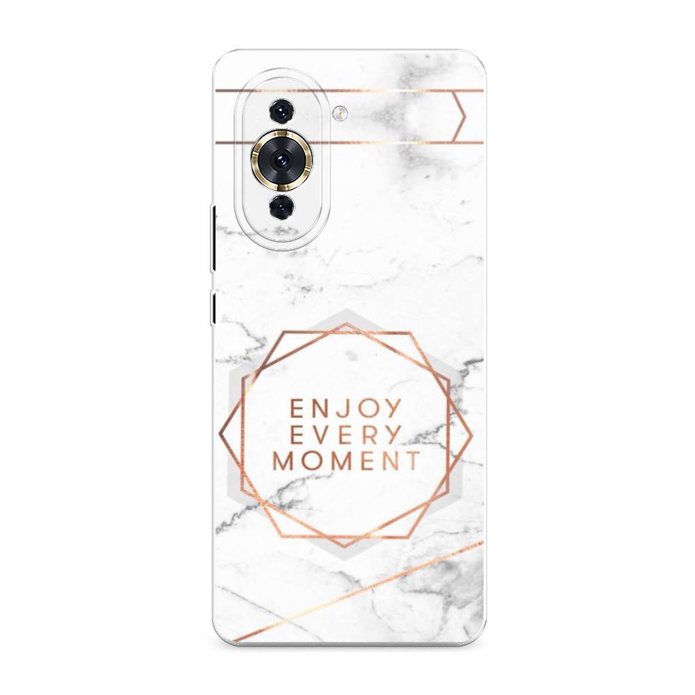 

Чехол Awog на Huawei Nova 10 Pro "Enjoy every moment мрамор", Разноцветный, 6109050-7