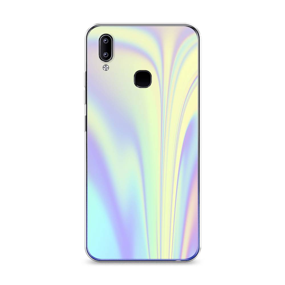 

Силиконовый чехол "Фиолетовая голограмма" на Oppo Reno 5 Pro, Фиолетовая голограмма