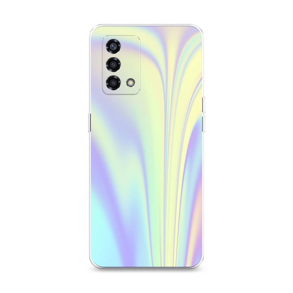 

Силиконовый чехол "Фиолетовая голограмма" на Oppo Reno 6 Lite, Фиолетовая голограмма