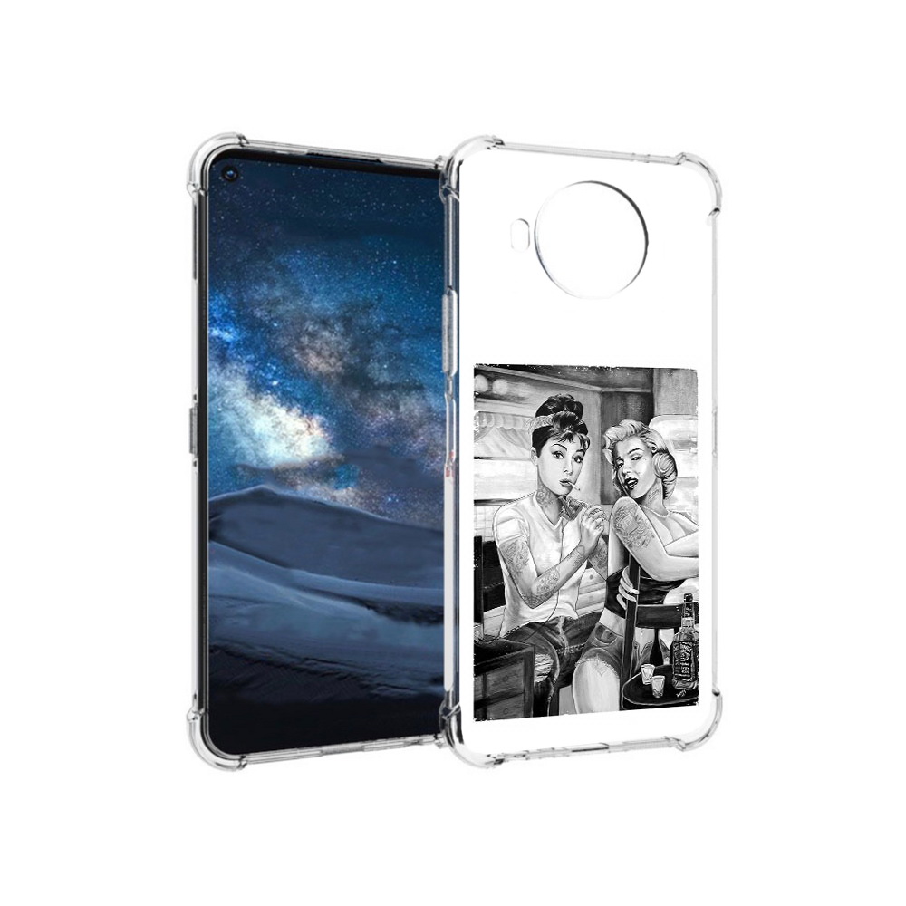 

Чехол MyPads Tocco для Nokia 8.3 тату мастер (PT227053.110.637), Прозрачный, Tocco