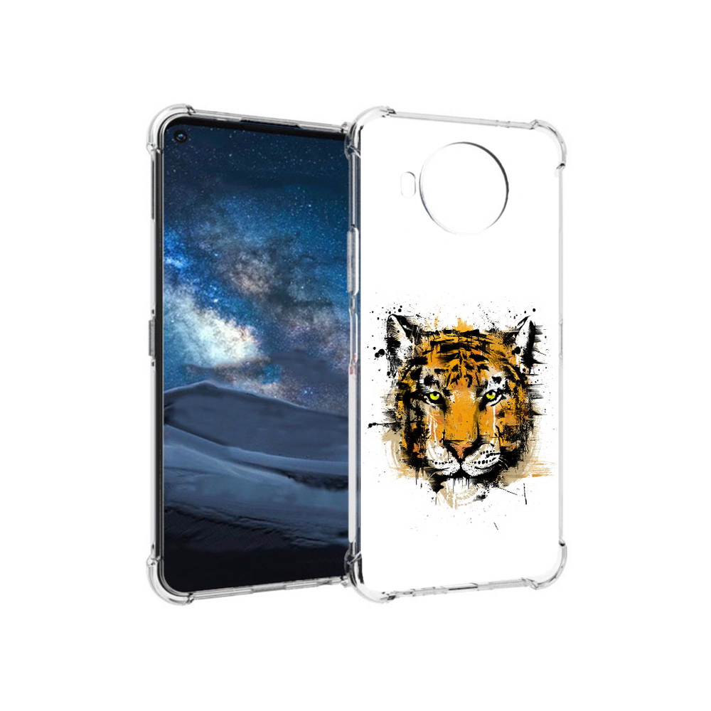 

Чехол MyPads Tocco для Nokia 8.3 тигруля (PT227053.110.643), Прозрачный, Tocco