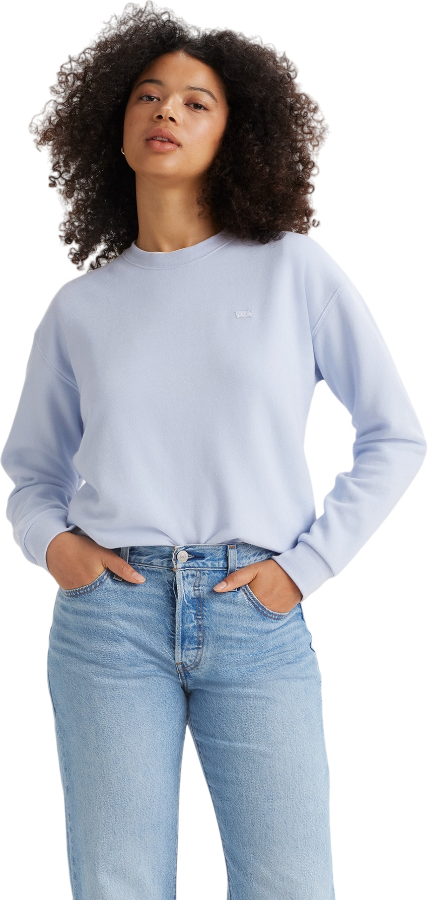 Свитшот женский LEVIS Women Everyday Sweatshirt Blues голубой L