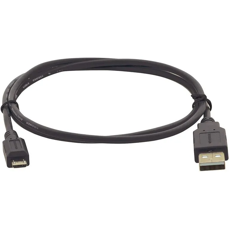 Кабель KRAMER USB - Micro USB 1.8 м, черный