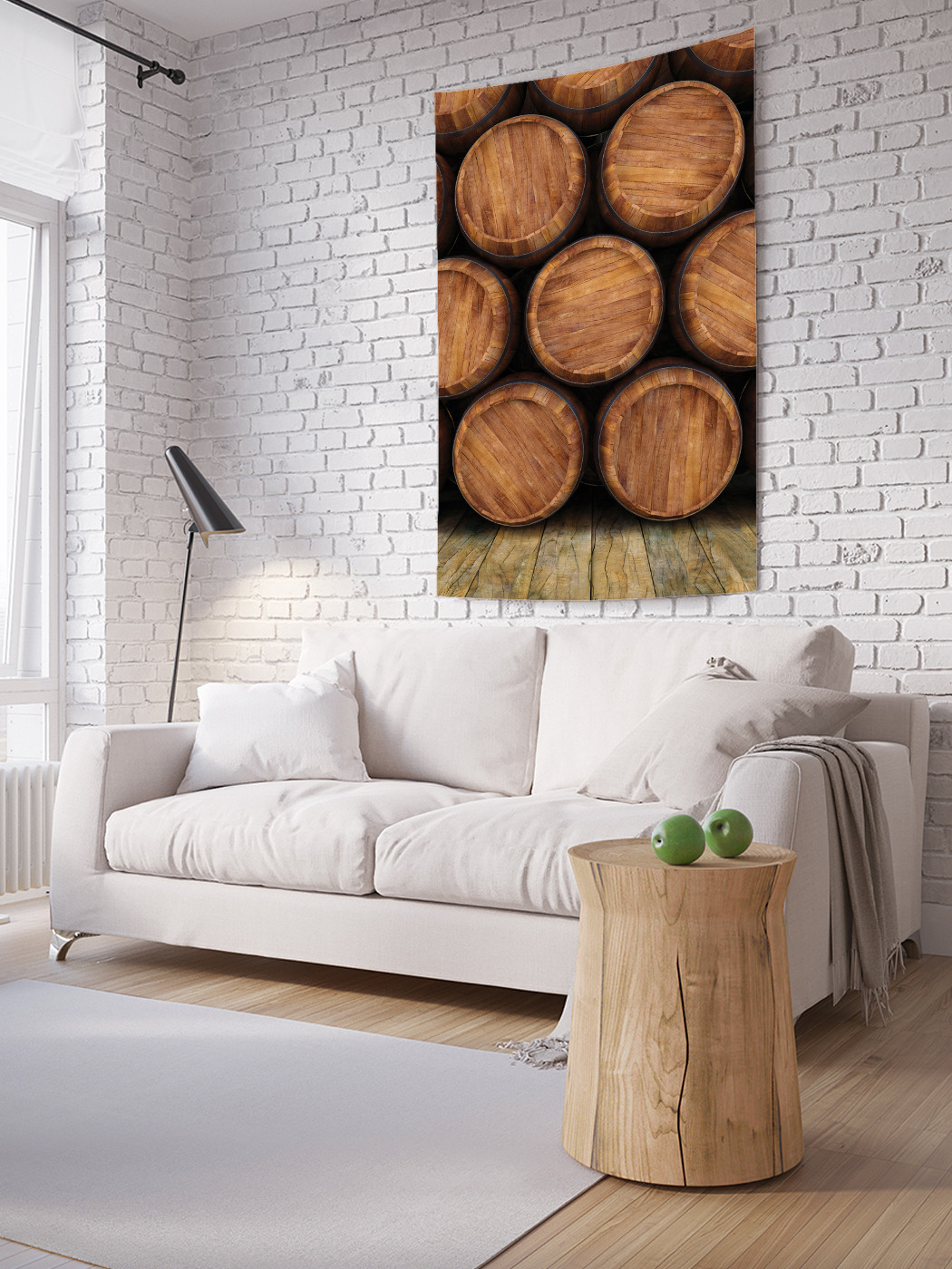 

Вертикальное фотопанно на стену JoyArty Винный склад 150x200 см, Винный склад