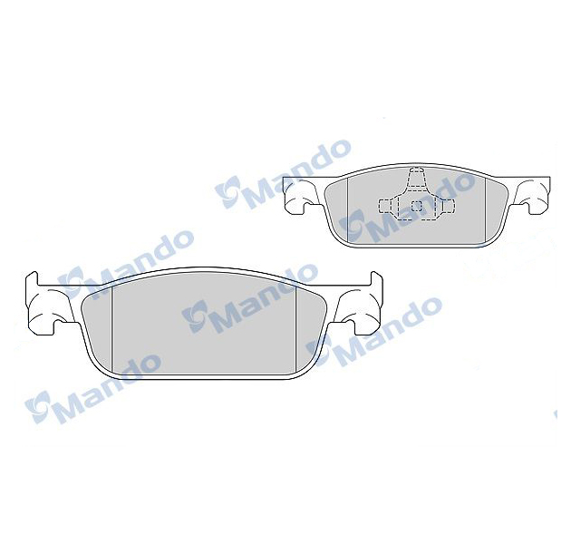 

Тормозные колодки Mando передние mbf015302