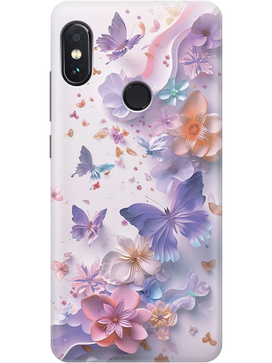 

Силиконовый чехол на Xiaomi Redmi Note 5 / Note 5 Pro с принтом 873588, Прозрачный;розовый;фиолетовый, 717568722