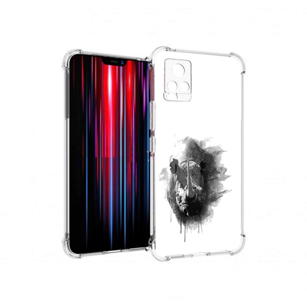 

Чехол MyPads Tocco для Vivo V20 PRO носорог (PT226964.386.523), Прозрачный, Tocco
