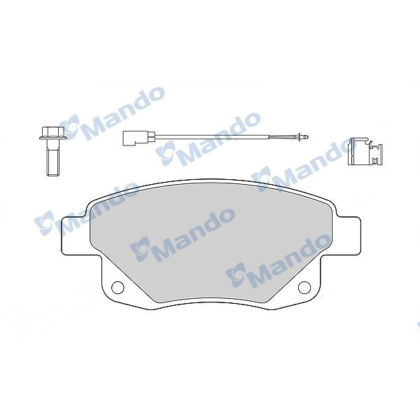 

Тормозные колодки Mando mbf015035