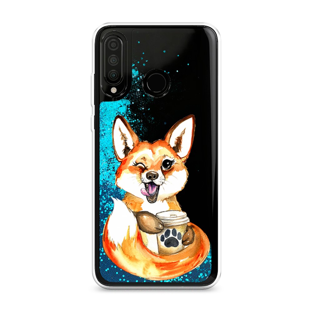 

Чехол Awog "Подмигивающая лиса с кофе" на Huawei Honor 20S, 610793-1