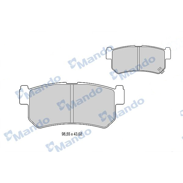 

Тормозные колодки Mando mbf015336