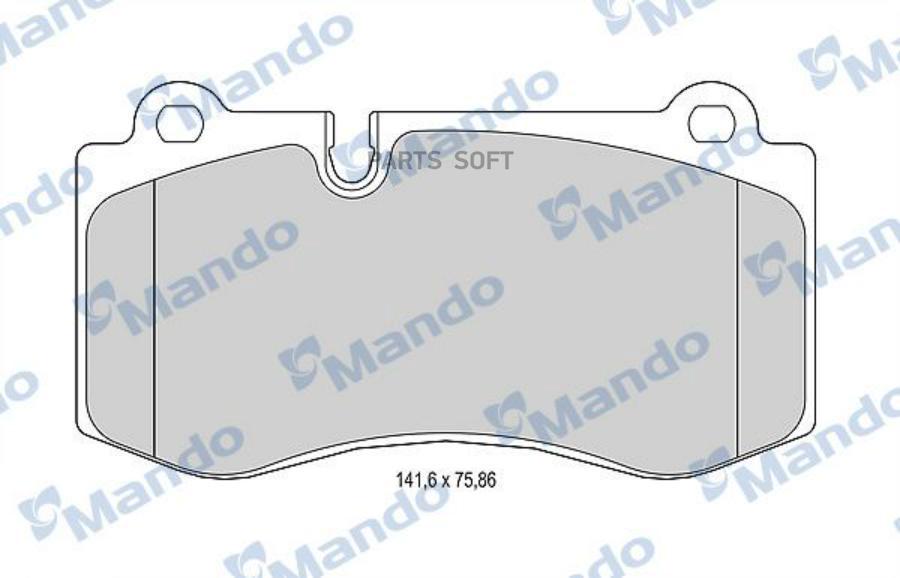

Тормозные колодки Mando mbf015673