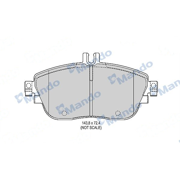 

Тормозные колодки Mando mbf015680