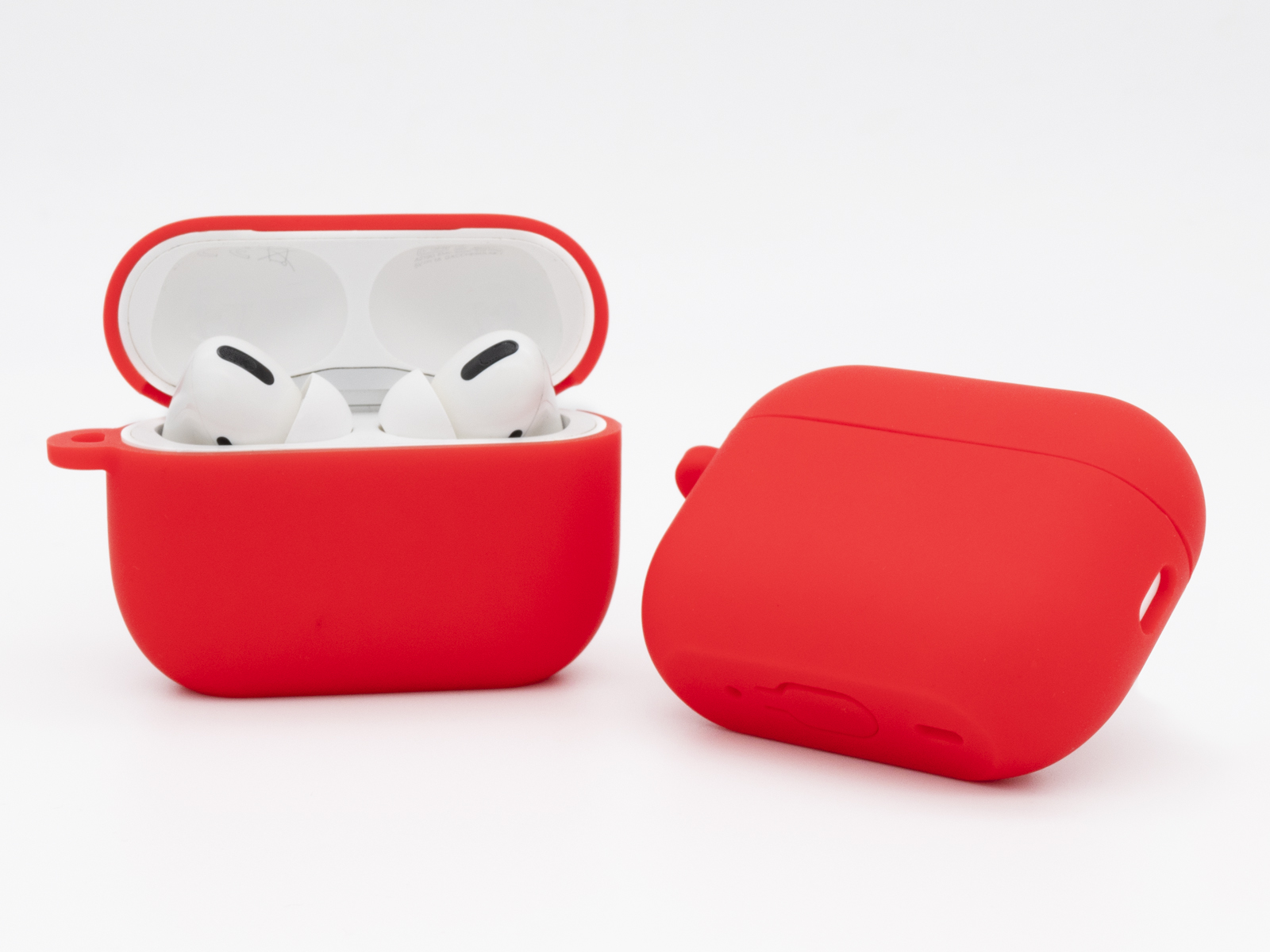 

Силиконовый чехол для AirPods Pro 2 красный