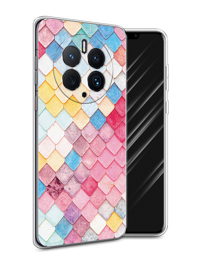 

Чехол Awog для Huawei Mate 50 Pro "Нежные ромбики", Красный, 6109950-4