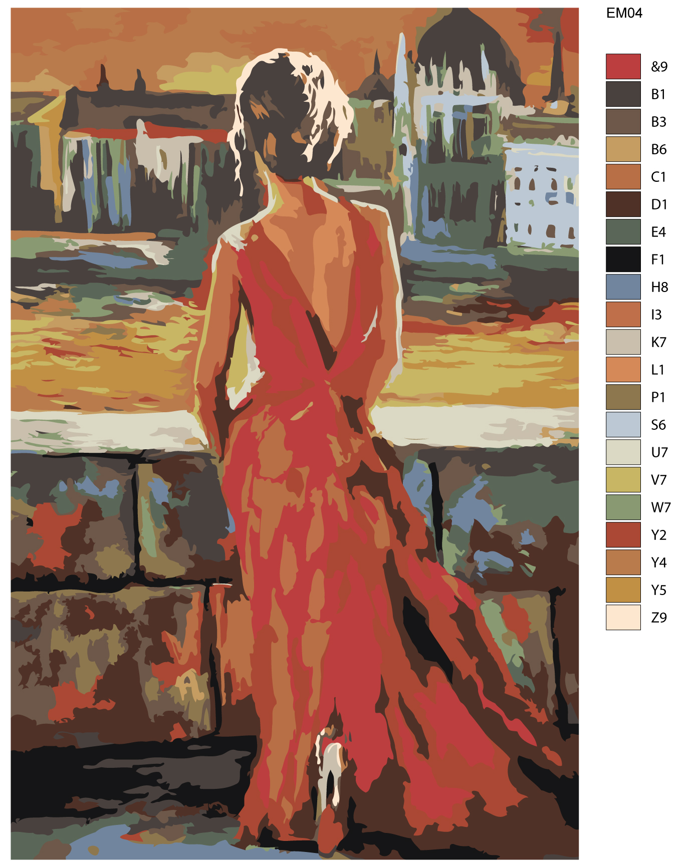 

Картина по номерам, Живопись по номерам, 60 x 90, EM04, EM04