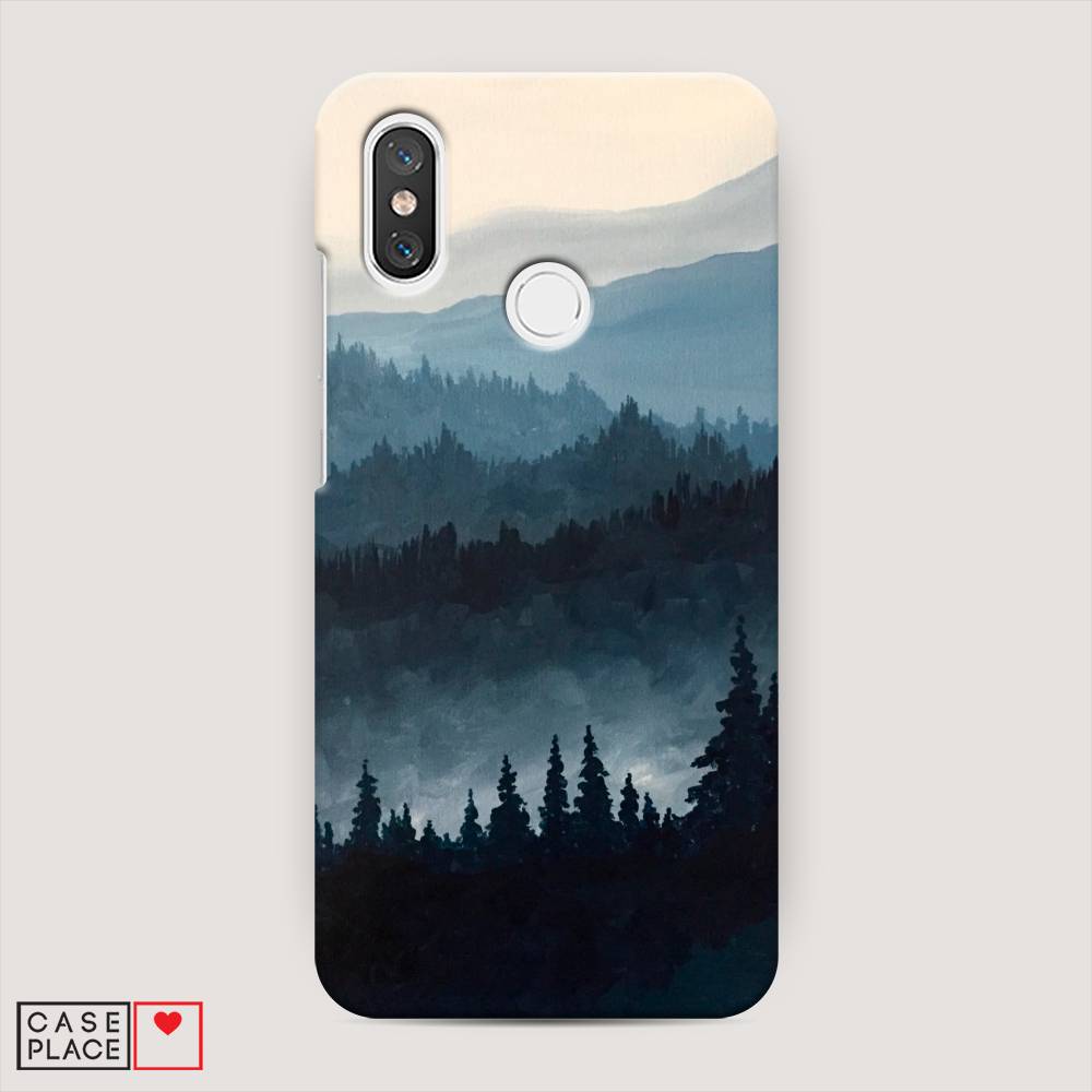 

Пластиковый чехол "Туманные горы" на Xiaomi Mi 8, 33520-3