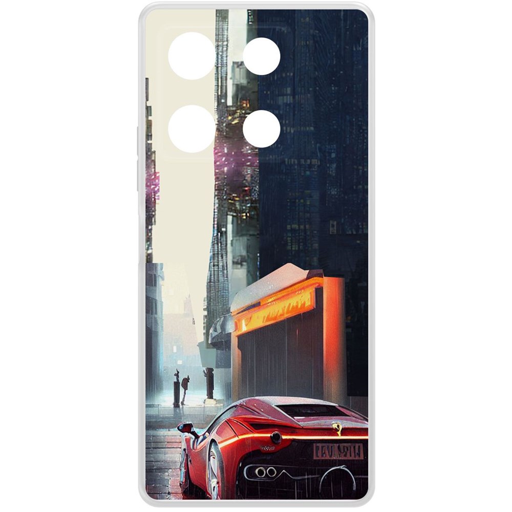 

Чехол-накладка Case Сити для INFINIX Note 30 Pro, Прозрачный