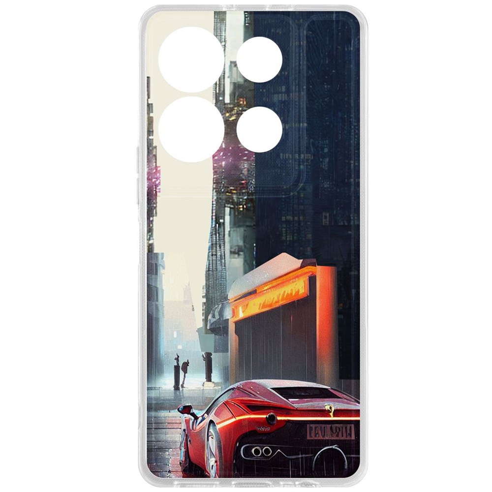 

Чехол-накладка Case Сити для INFINIX Note 30 VIP, Прозрачный