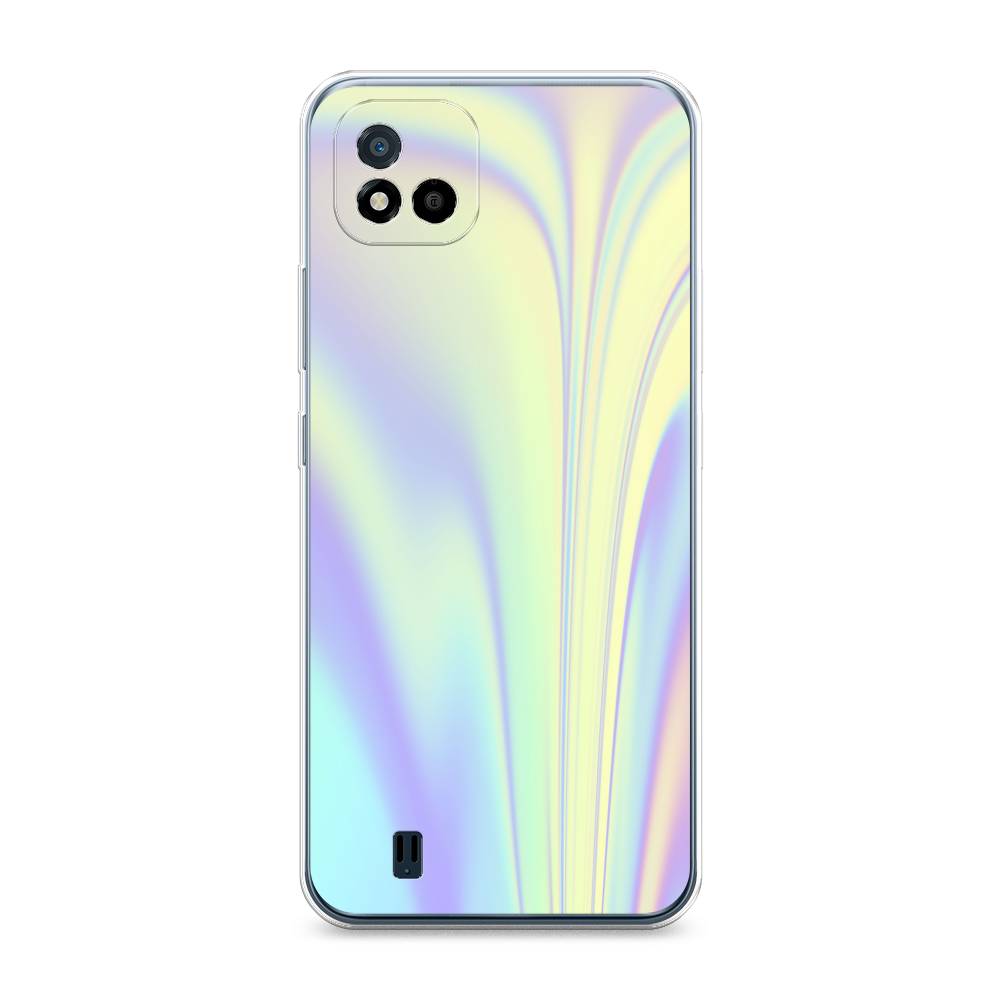 фото Силиконовый чехол "фиолетовая голограмма" на realme c11 (2021) awog