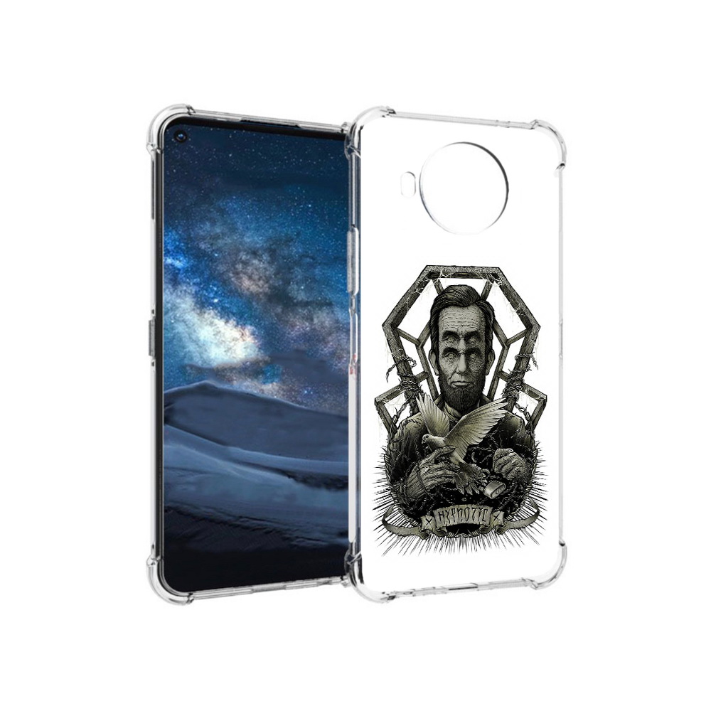 

Чехол MyPads Tocco для Nokia 8.3 франклин абстракция (PT227053.110.662), Прозрачный, Tocco