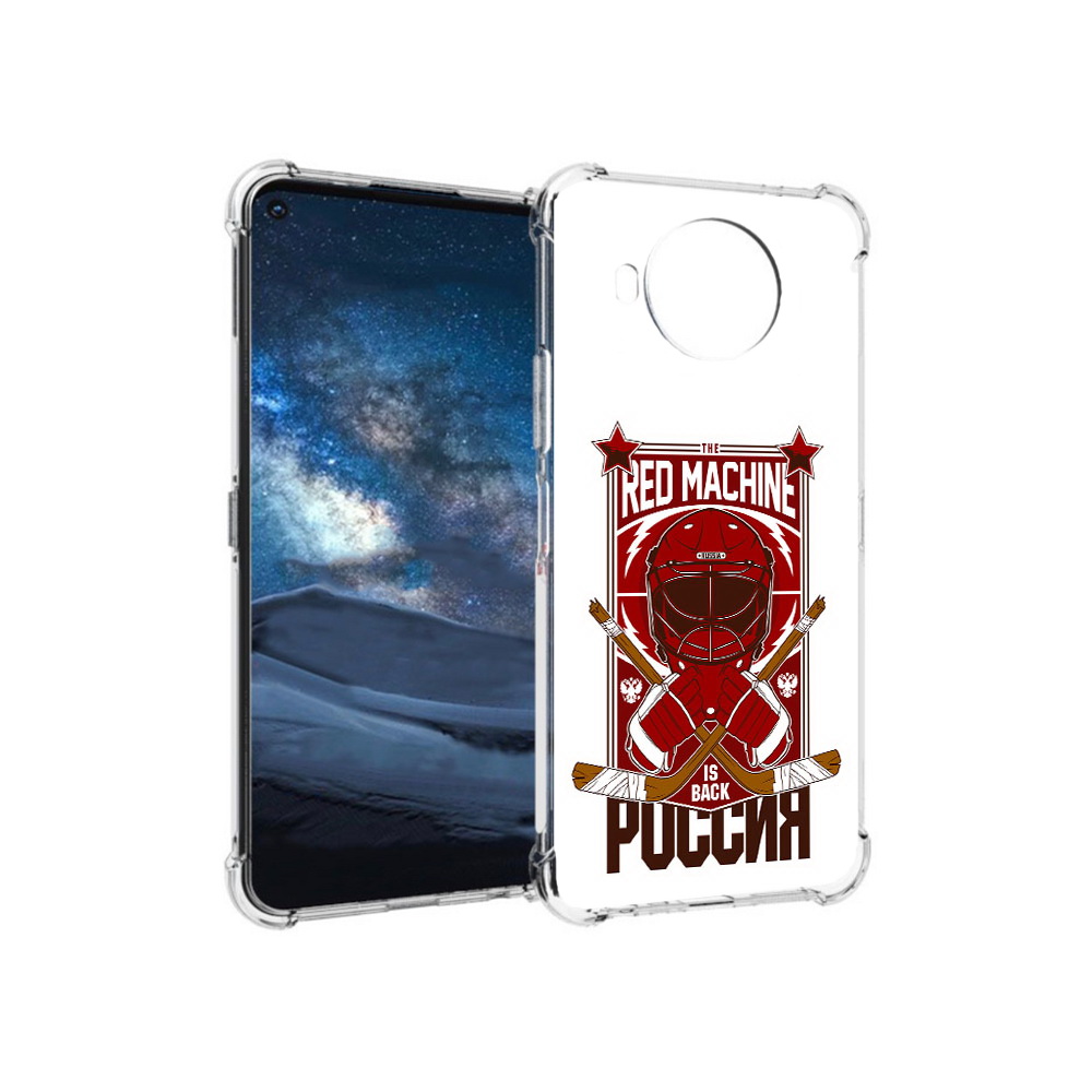 

Чехол MyPads Tocco для Nokia 8.3 хоккей россия (PT227053.110.666), Прозрачный, Tocco