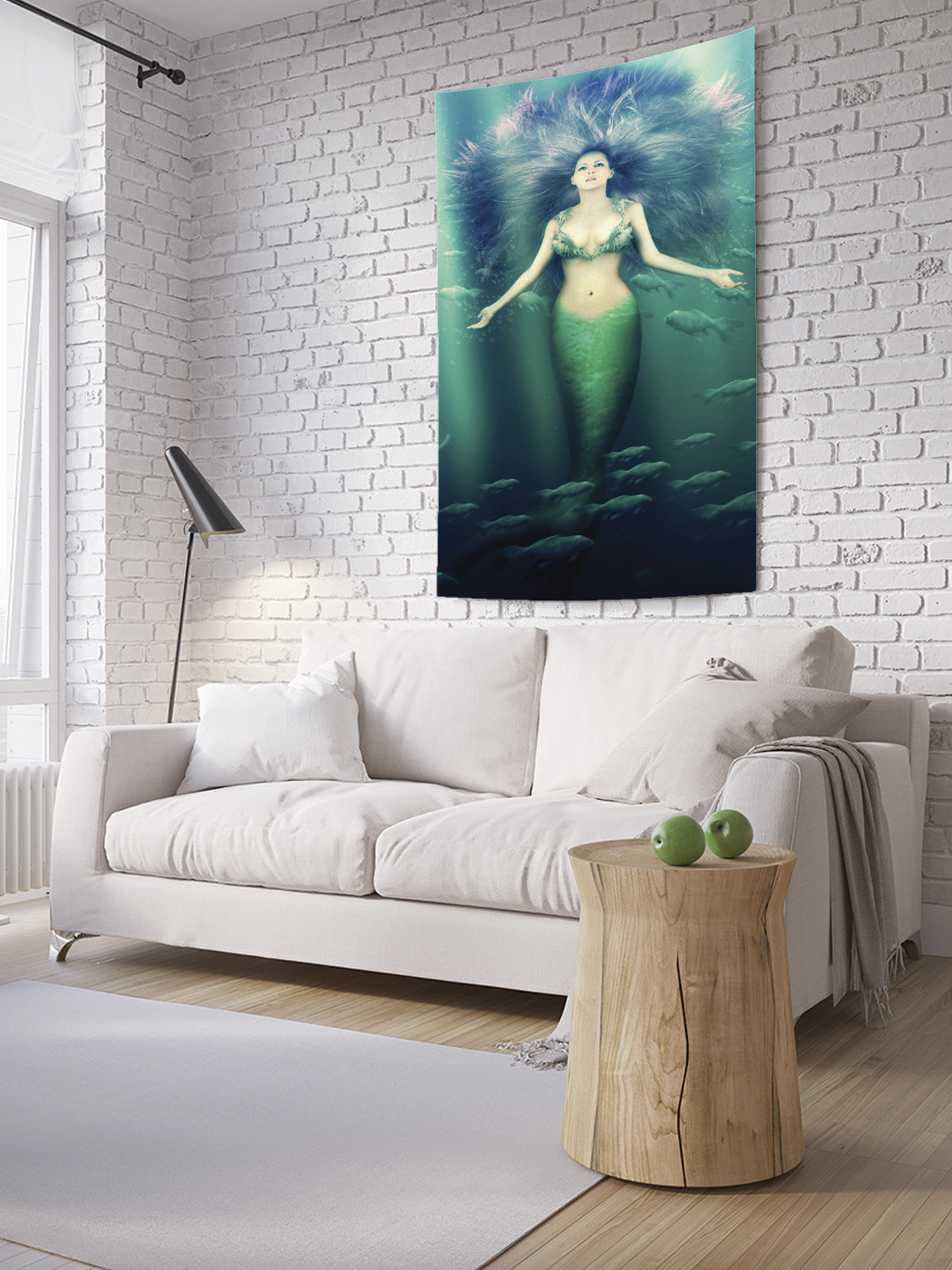 

Вертикальное фотопанно на стену JoyArty Сила русалки 100x150 см, Сила русалки