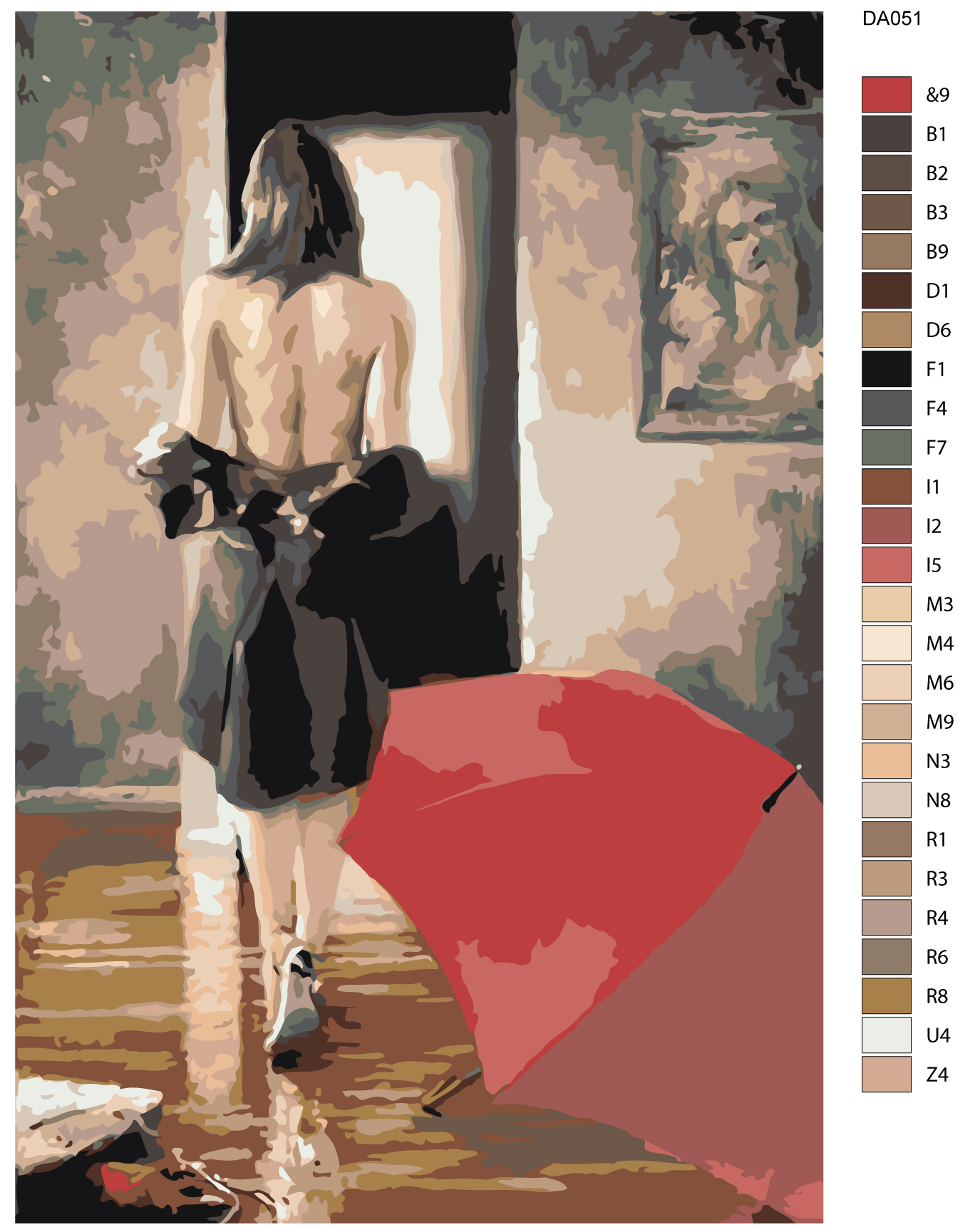

Картина по номерам, Живопись по номерам, 60 x 90, DA05, DA05