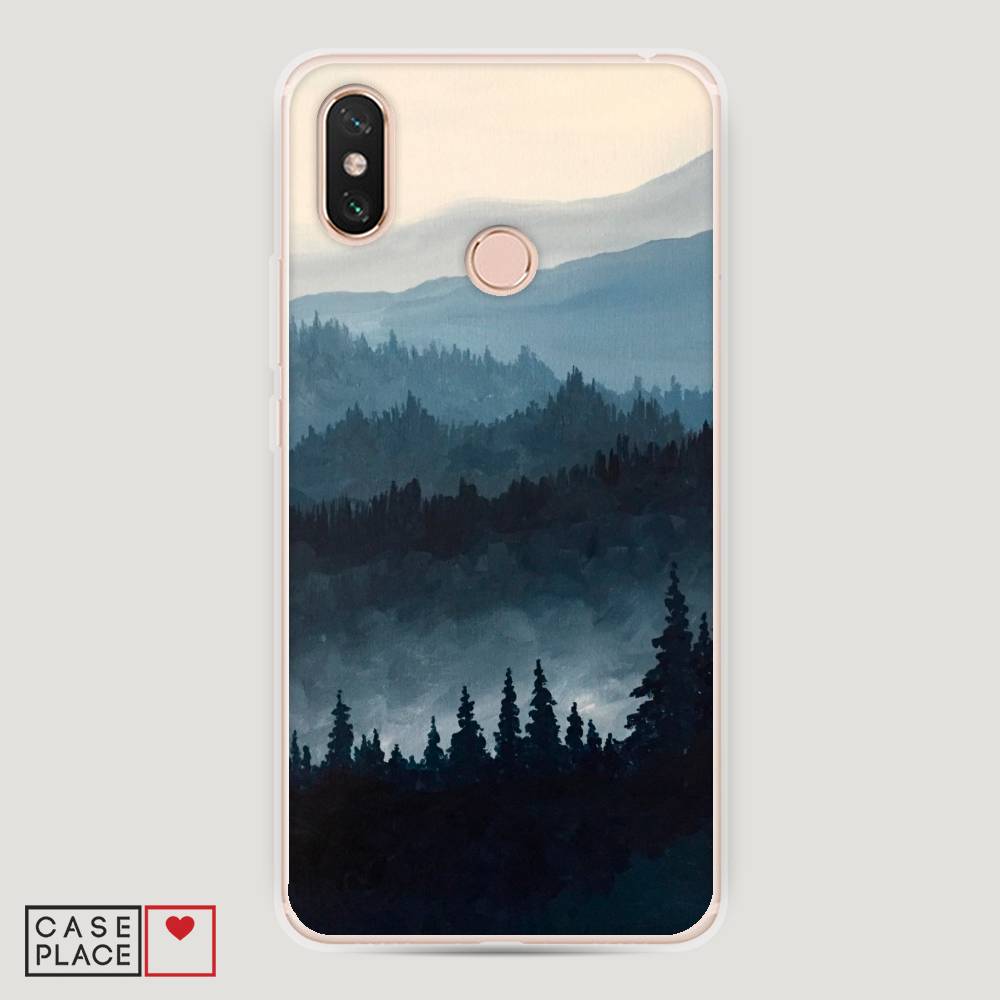 

Пластиковый чехол "Туманные горы" на Xiaomi Mi Max 3