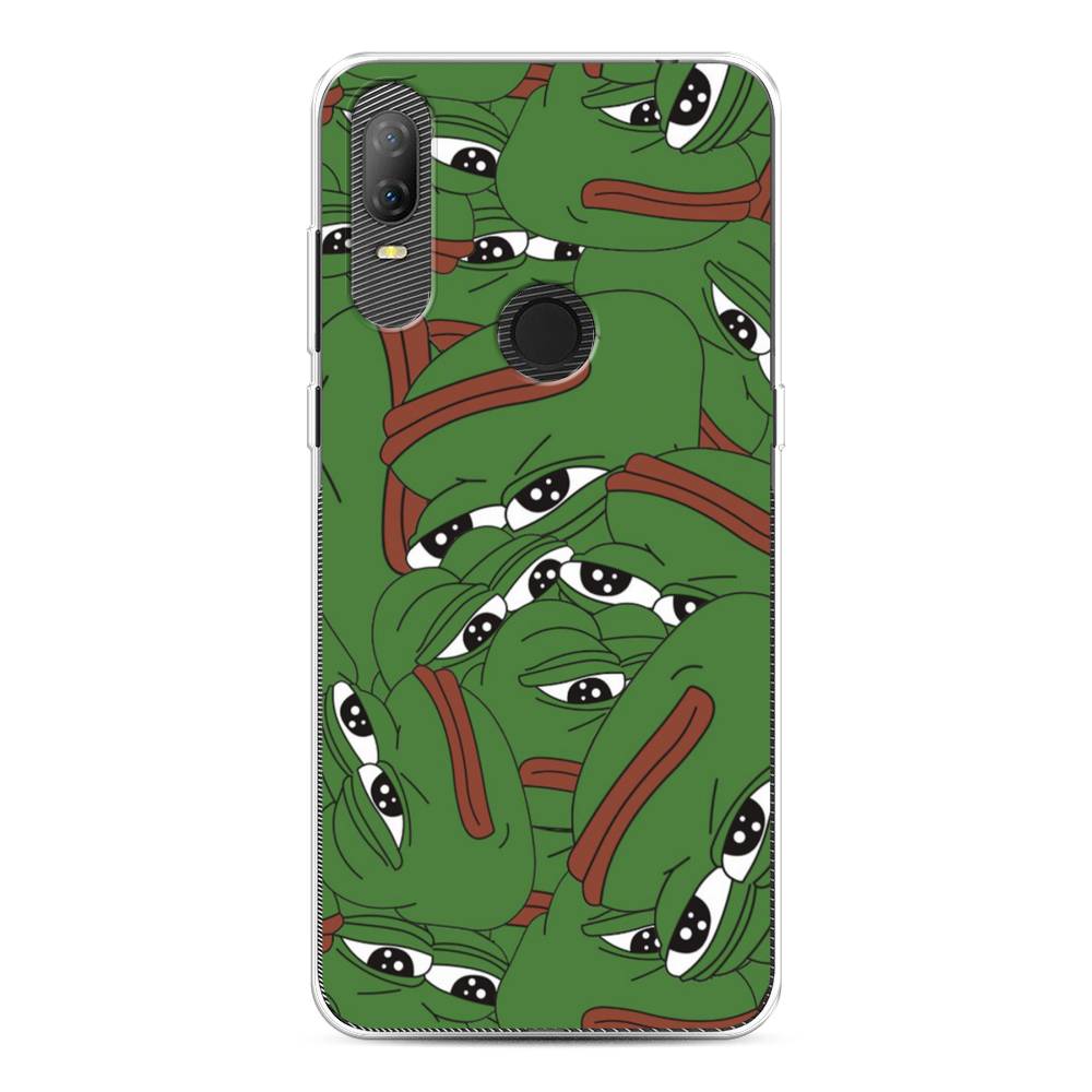 

Чехол Awog на Alcatel 1V (2020) 5007U / Алкатель 1V (2020) 5007U "Печальный frog", 170950-9