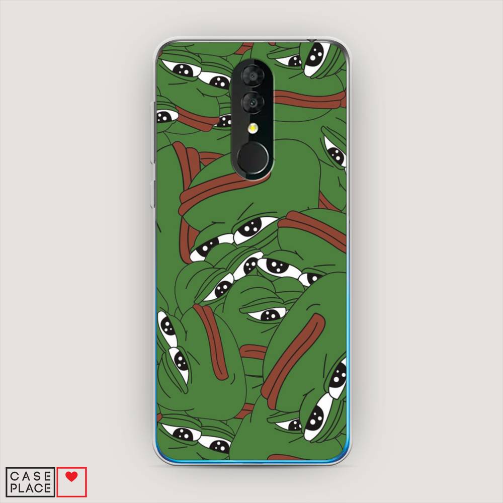 

Чехол Awog на Alcatel 3 5053Y (2019) / Алкатель 3 5053Y (2019) "Печальный frog", Разноцветный, 170550-9