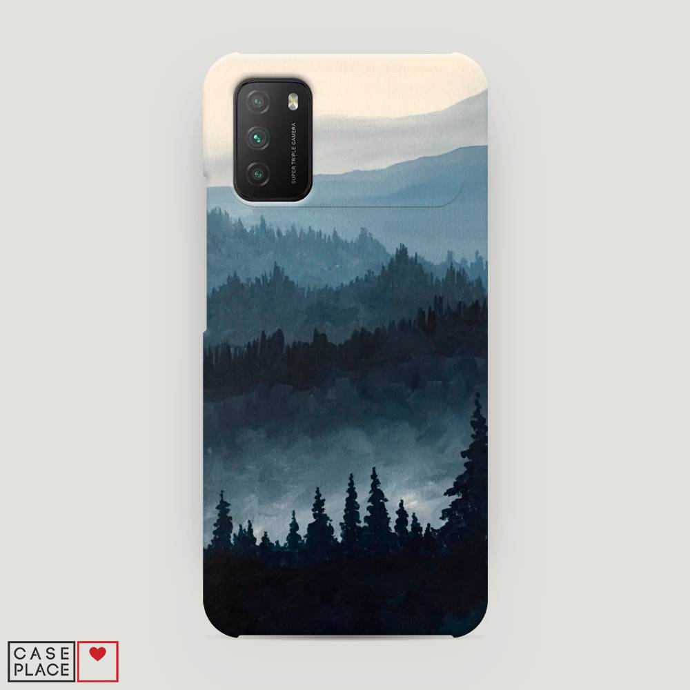 

Пластиковый чехол "Туманные горы" на Xiaomi Poco M3, 39520-3