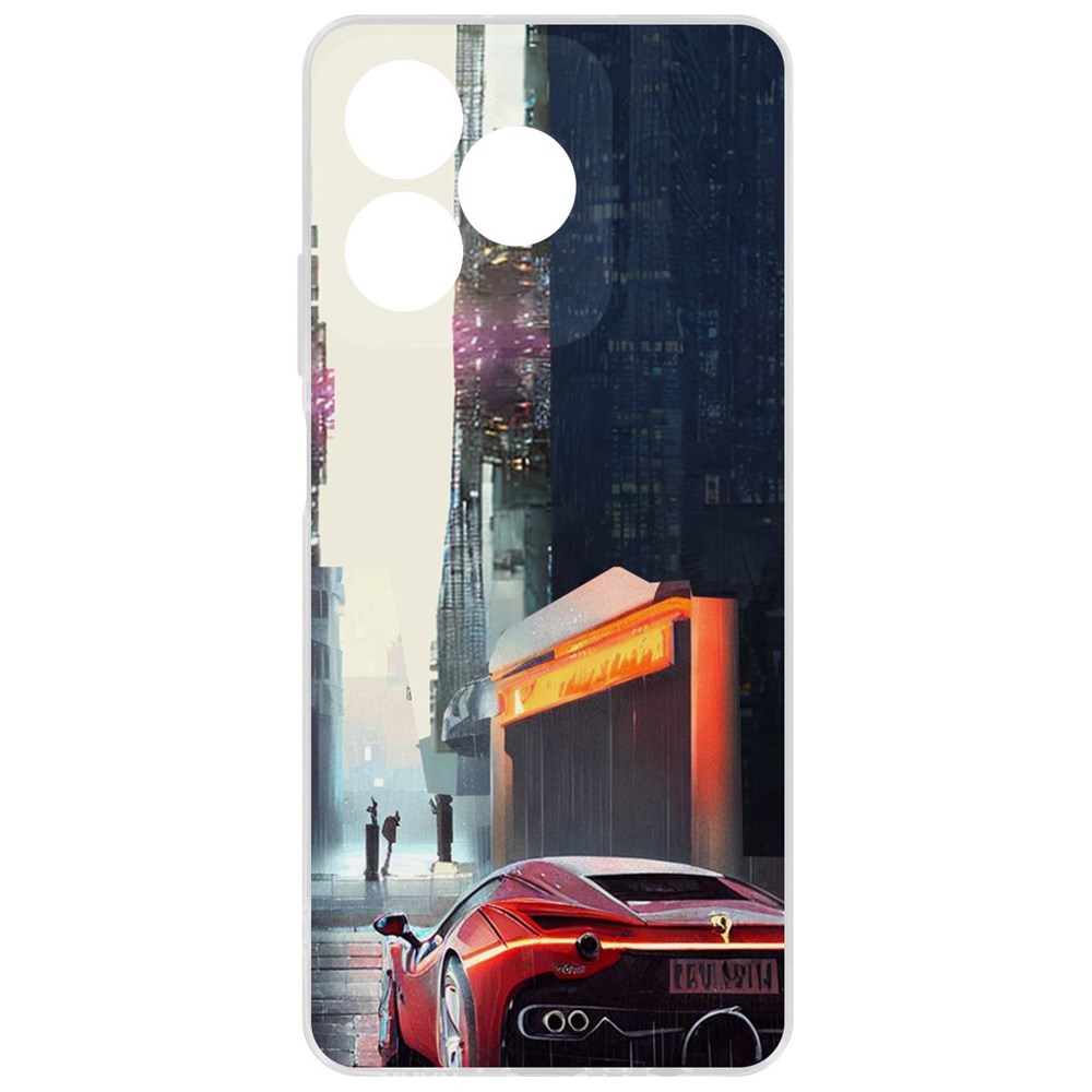 

Чехол-накладка Case Сити для Realme C53, Прозрачный