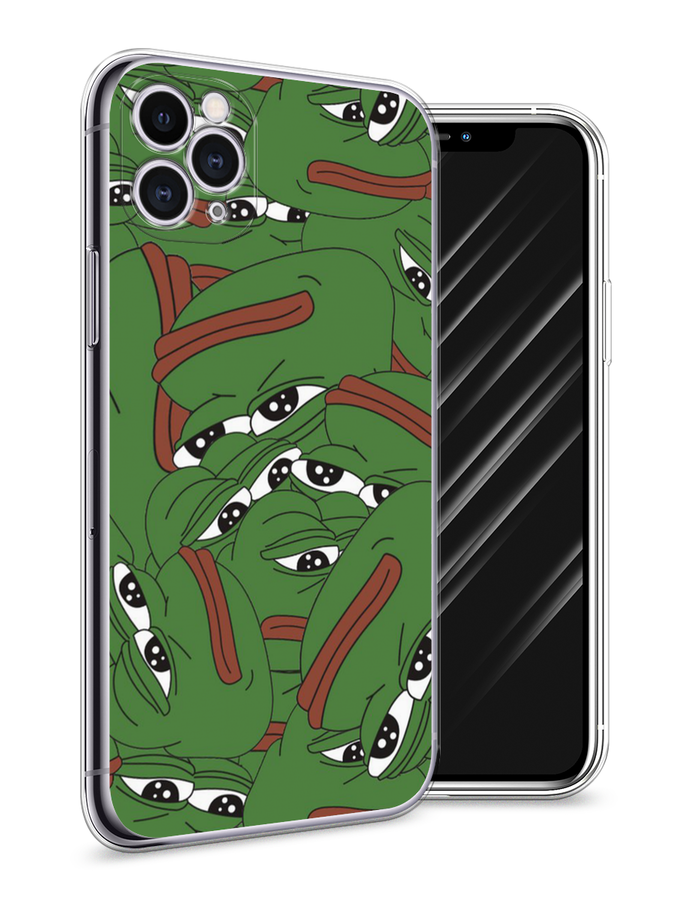 

Чехол Awog на Apple iPhone 11 Pro / Айфон 11 Pro "Печальный frog", Разноцветный, 12350-9