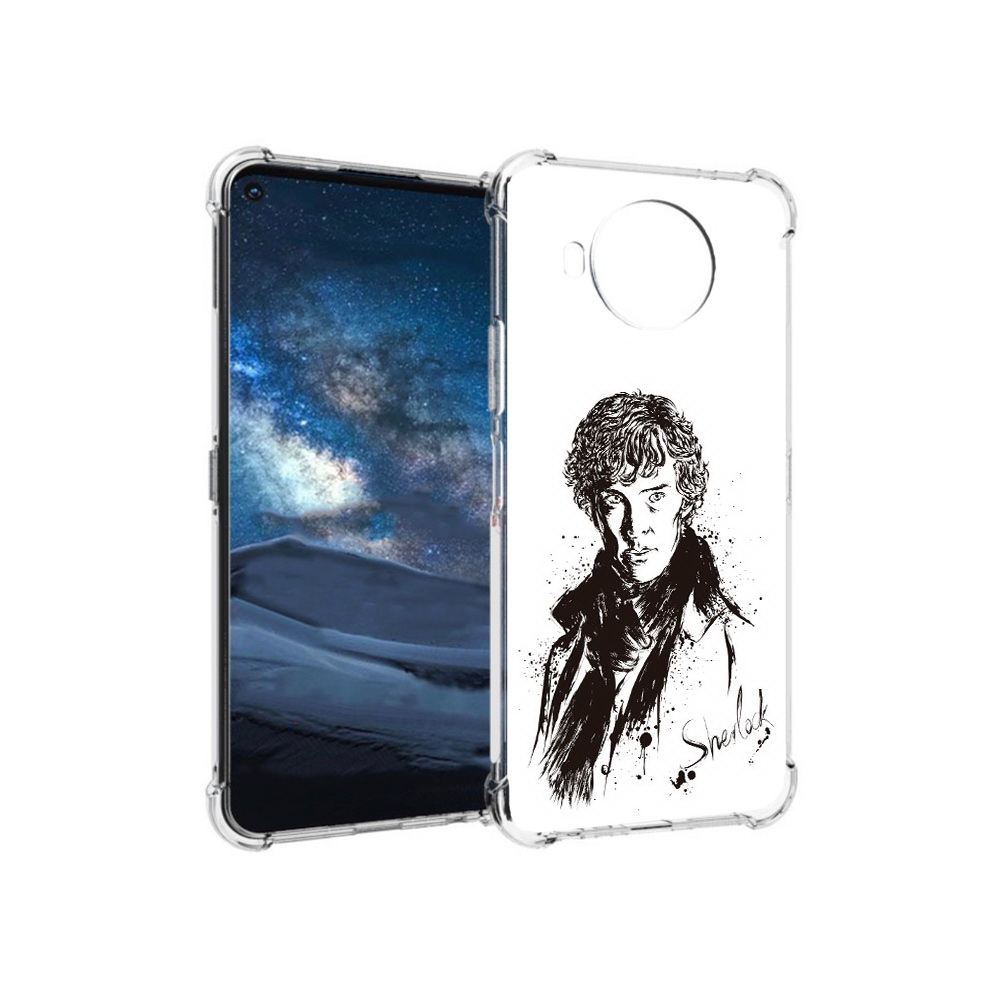 

Чехол MyPads Tocco для Nokia 8.3 шерлок холмс портрет (PT227053.110.698), Прозрачный, Tocco