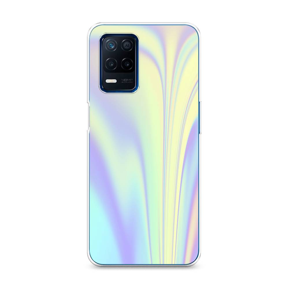 

Силиконовый чехол "Фиолетовая голограмма" на Realme Narzo 30 5G, Фиолетовая голограмма