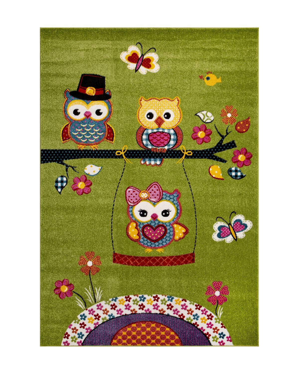 

Ковёр Merinos Rio 200x300 прямоугольный зелёный 2740
