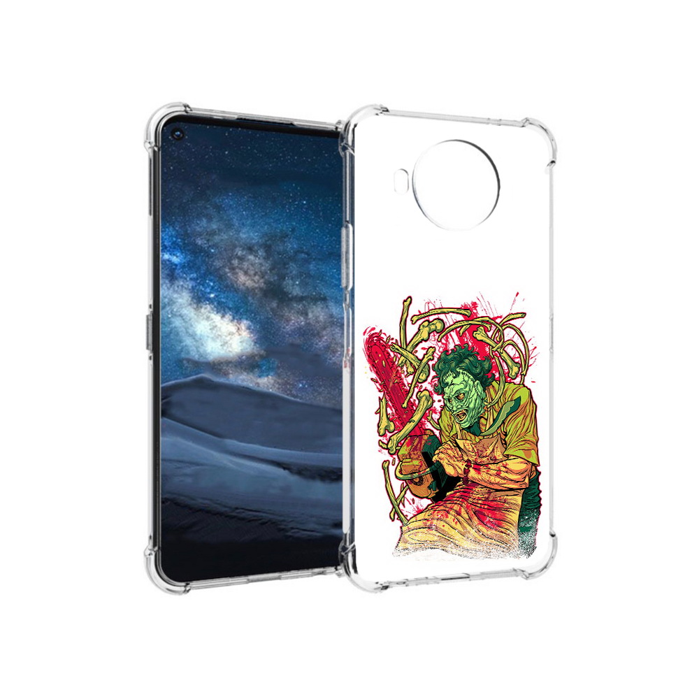 

Чехол MyPads Tocco для Nokia 8.3 яркий мясник (PT227053.110.711), Прозрачный, Tocco