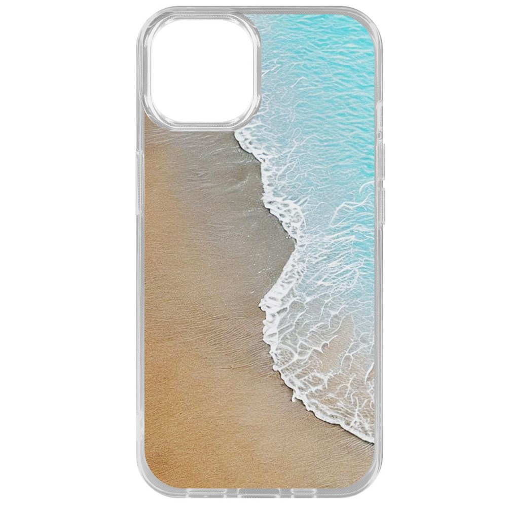 

Чехол-накладка Case Прибой для iPhone 15, Прозрачный