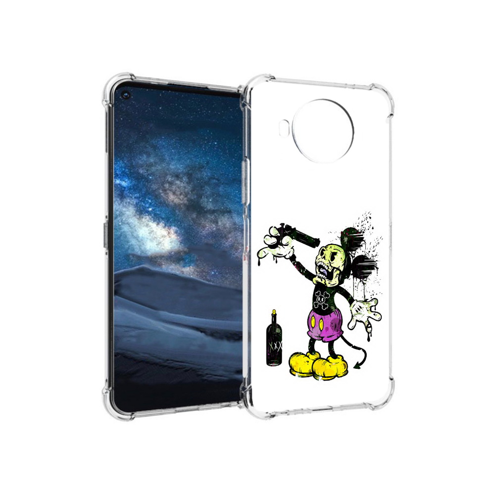 

Чехол MyPads Tocco для Nokia 8.3 Драг Микки (PT227053.110.73), Прозрачный, Tocco