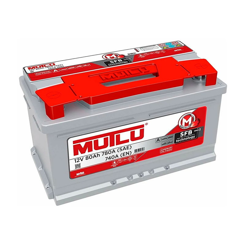 

MUTLU Аккумулятор MUTLU SFB 80 Ач обратная R+ 315x175x175 EN740 А