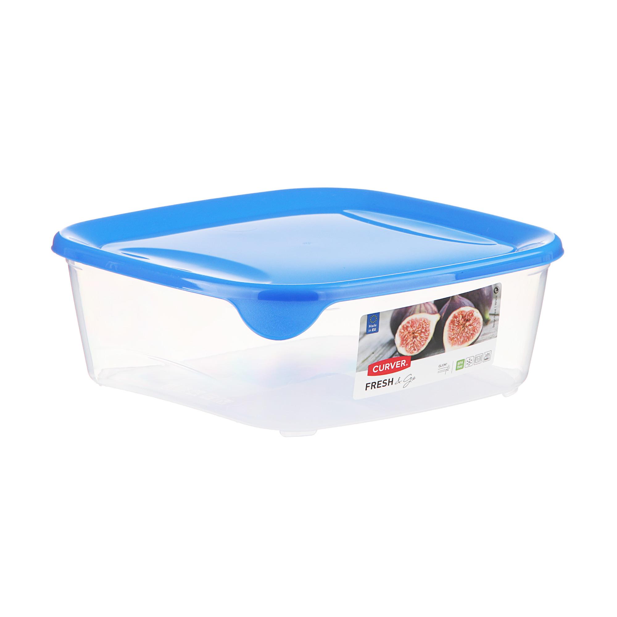 

Контейнер Curver Fresh&Go квадратный синий 1,7 л