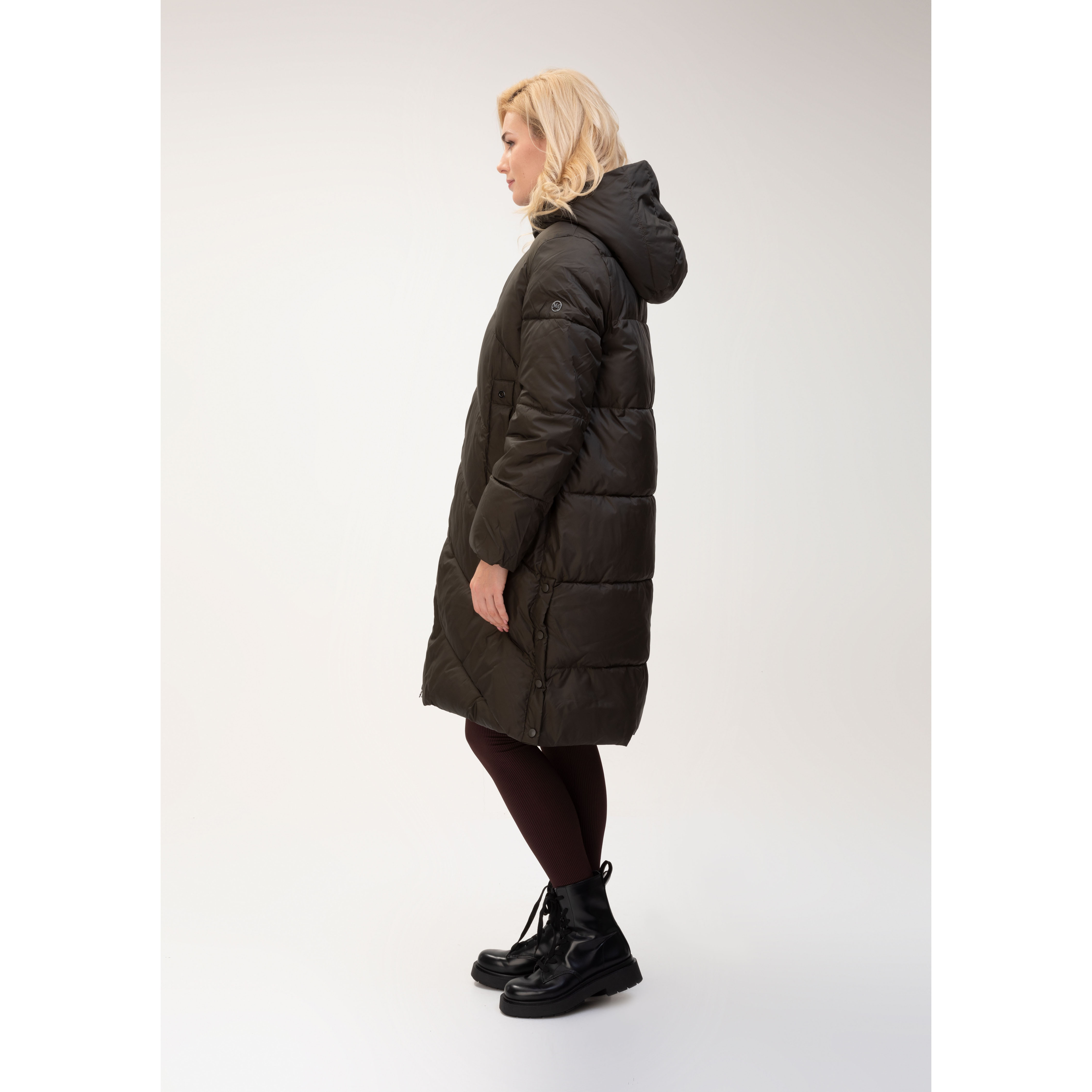 Пальто женское H&M 1067366001 черное XL (доставка из-за рубежа)