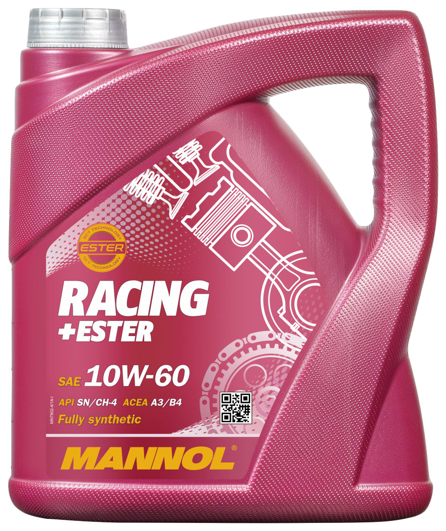 фото Mannol '4037 масло моторное racing ester 10w60 4 л. 1шт