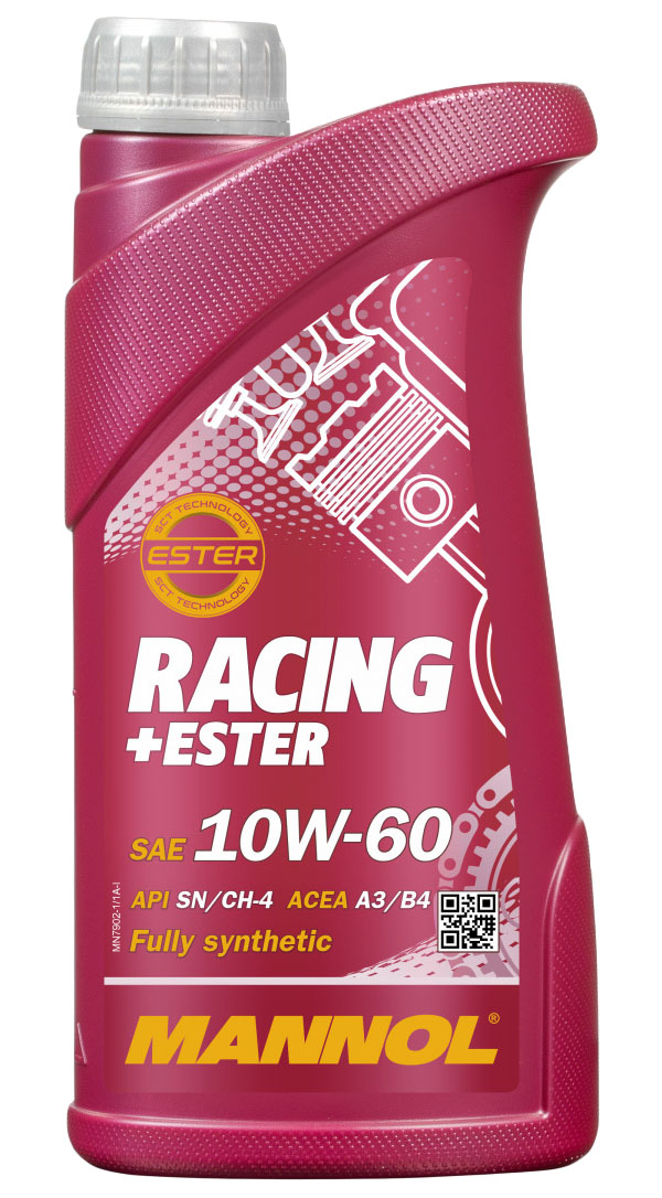 фото Mannol масло моторное racing+ester 10w60 (1л)