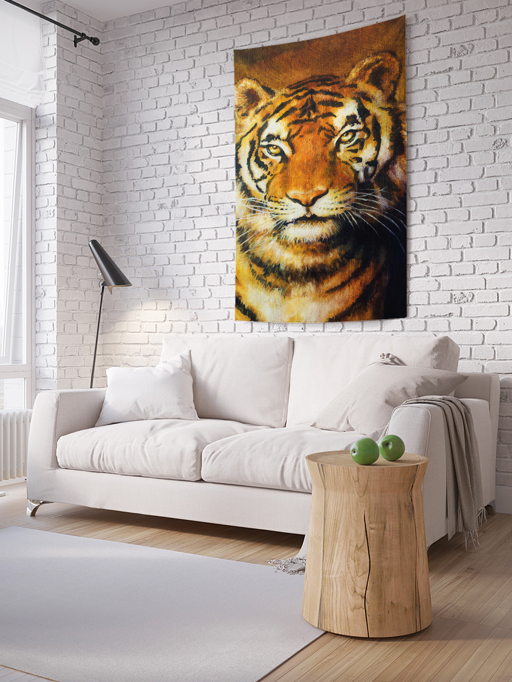 

Вертикальное фотопанно на стену JoyArty Тигриный взгляд 150x200 см, Тигриный взгляд