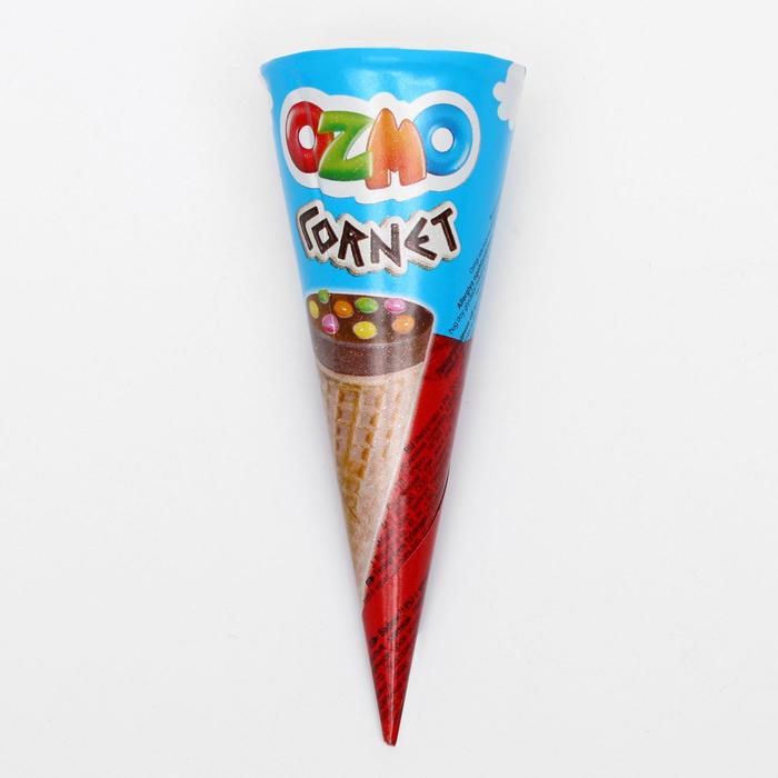 

Вафельный рожок Ozmo Cornet с кремом из фундука с конфетами-драже, 25 г, Cornet